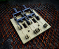 3D Printed Double Gang Frankenstein Light Switch Cover with Handles, product image 1