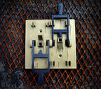 3D Printed Double Gang Frankenstein Light Switch Cover with Handles, product image 3