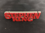 Stephen King Book Shelf Art Display Movie Room Sign - Author Bookshelf Decor or Film Fans and Collections, product image 2