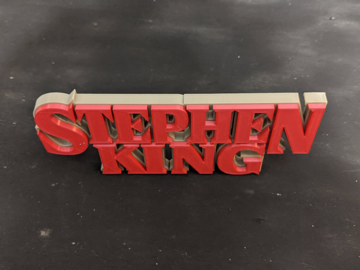Stephen King Book Shelf Art Display Movie Room Sign - Author Bookshelf Decor or Film Fans and Collections, product image 2