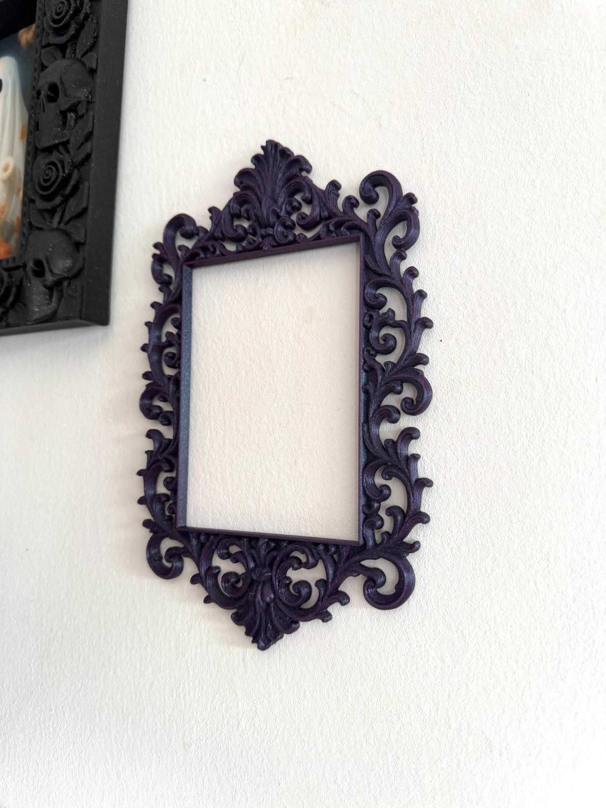 Victorian Gothic ornate rectangular wall frame — image 3 of 4