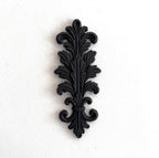 Victorian Frond Wall Decor | Gothic Acanthus Filigree | Dark Ornate Architectural Accent | Moody Library Wall Art | Cathedral Inspired Decor