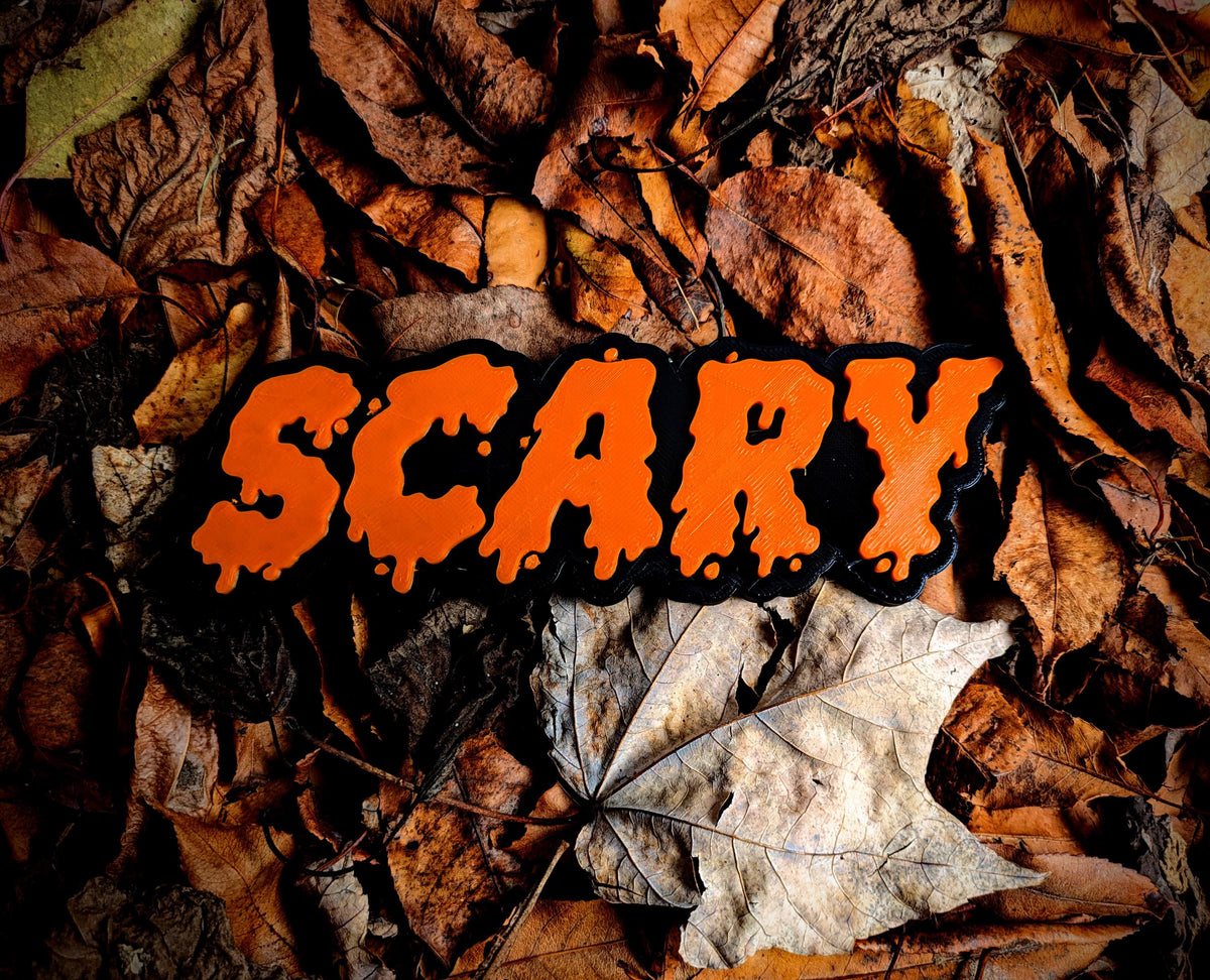 Dripping Scary Halloween Sign – Spooky Gothic Home Decor