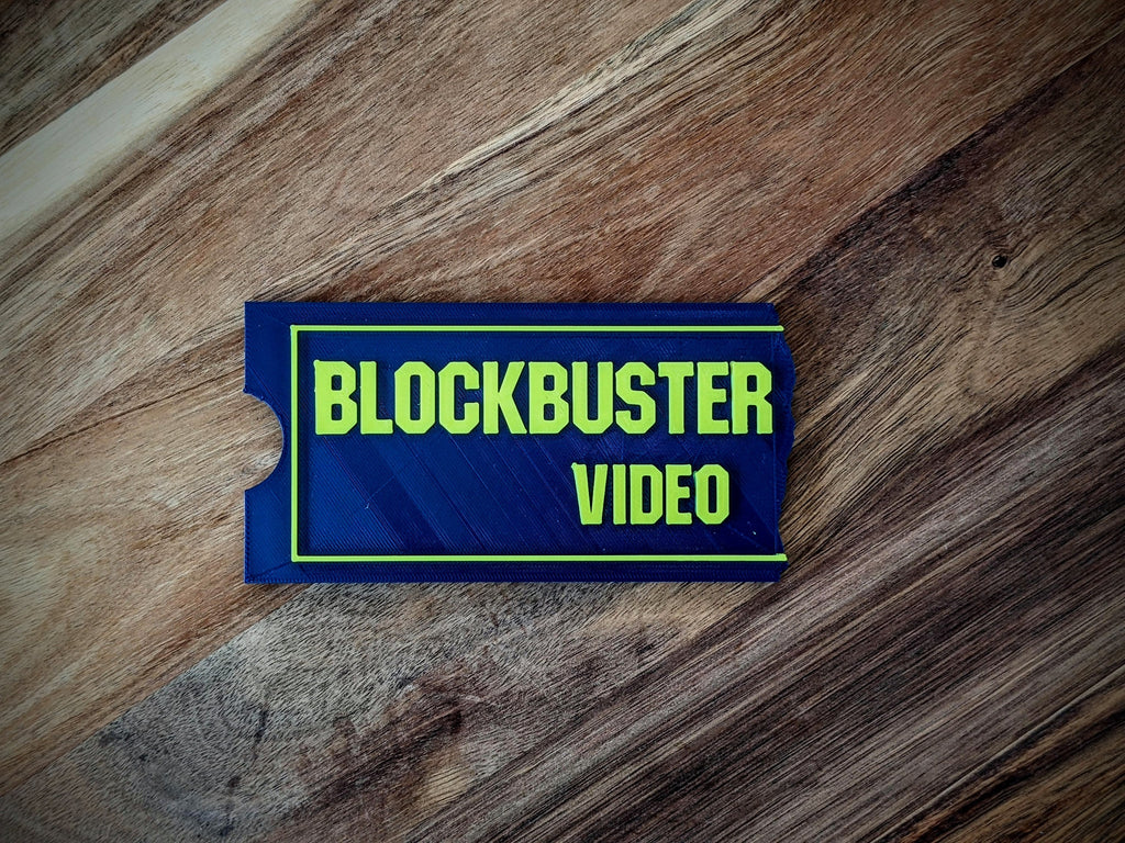Blockbuster Video Movie Store Fan Shelf Display Collection Room Sign - Bookshelf Desk Decor for Throwback Blockbuster Video Fans, product image 2