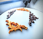 Thorn Filigree Wall Accent Set | Gothic Baroque Corner Decor | Ornate Victorian Frame Scroll Appliqué | Dark Academia Wall Trim, product image 2
