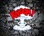 KABOOM! Comic Sound Effect Sign | Pop Art Party Decor