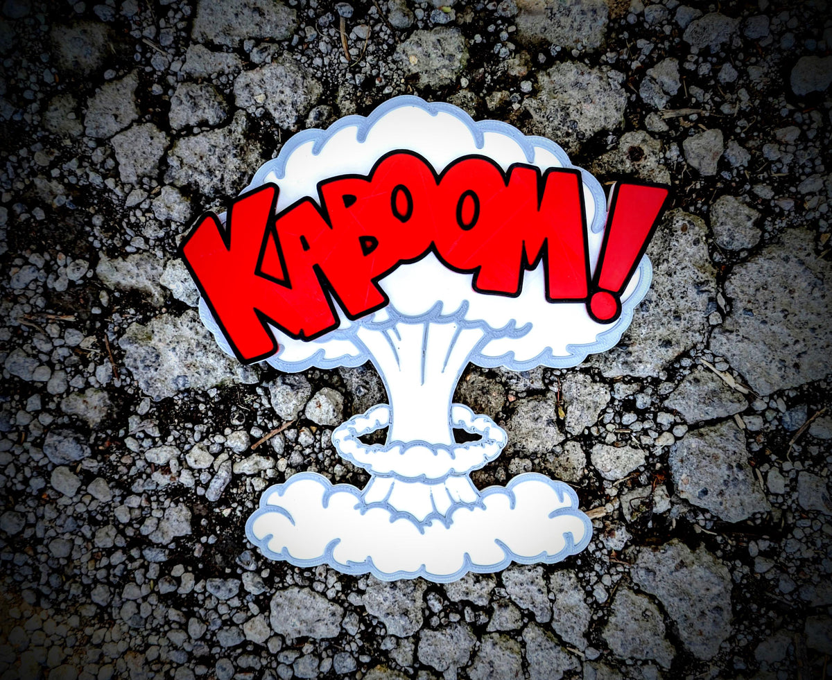 KABOOM! Comic Sound Effect Sign | Pop Art Party Decor