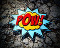 Comic Book POW Sign | Retro Pop Art Wall Decor