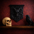 Gothic Skull Wall Shelf | Baroque Demon Corbel Decor | Dark Victorian Wall Accent | Alternative Home Decor | Horror Statement Piece
