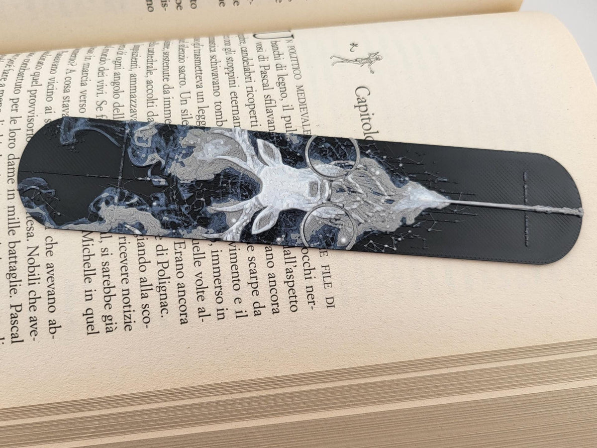 Conjuring Deer Stag Fantasy Bookmark Dark Magic Academia Page Holder Gothic Bookish Readers Gift