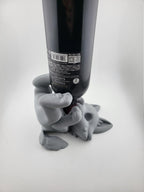 Cute Wolf Wine Bottle Holder – Wolf Pup Bottle Stand for 750ml Wine, Cute Bar & Countertop Decor