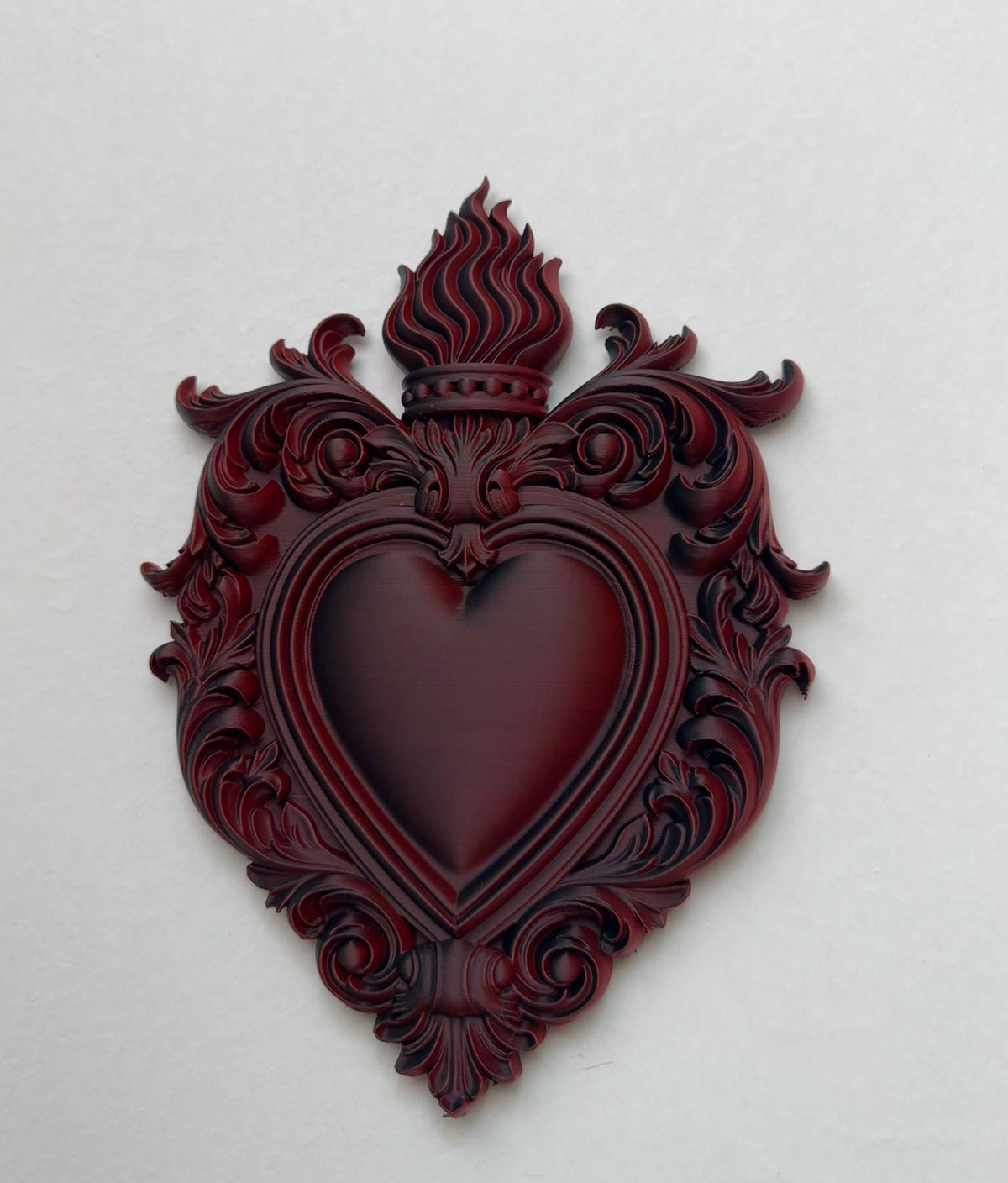 Sacred Heart Wall Decor Gothic Wall Art Baroque Ornament Romantic Home Decor Vintage Style Wall Hanging Dark Academia Decor, product image 2