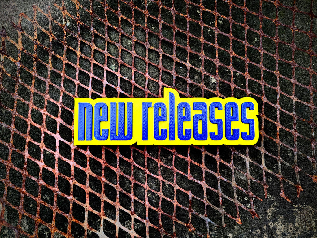 Blockbuster New Releases Sign – Movie Fan Shelf Decor, product image 1