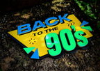 Back to 90s Shelf Display Collection Room Sign - Bookshelf Desk Decor for Retro and 1990's Era Lovers - Back to the Nineties, product image 2