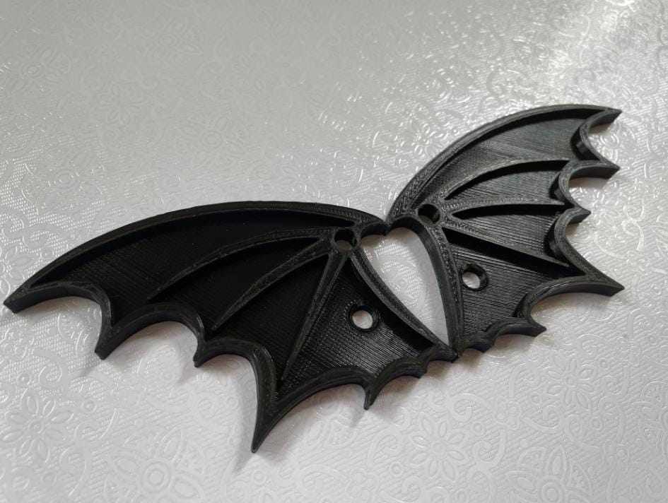 Bat Wings for Shoes – Lace-Up Gothic Shoe Accessories | Halloween Costume Add-On | Universal Fit for Boots, Sneakers & More