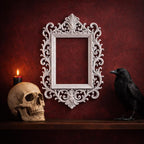Ornate Baroque Wall Frame – Gothic Vintage Style Picture Frame for Mini Art, Photos & Altars, product image 1