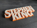 Stephen King Book Shelf Art Display Movie Room Sign - Author Bookshelf Decor or Film Fans and Collections, product image 4