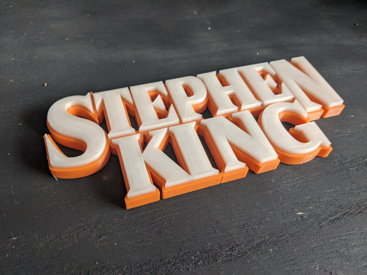 Stephen King Book Shelf Art Display Movie Room Sign - Author Bookshelf Decor or Film Fans and Collections, product image 4