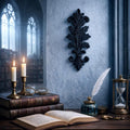 Victorian Frond Wall Decor | Gothic Acanthus Filigree | Dark Ornate Architectural Accent | Moody Library Wall Art | Cathedral Inspired Decor