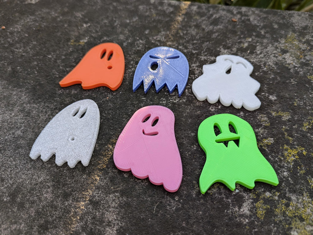 Spooky Mini Ghost Set – Halloween Party Favors, Table Scatter