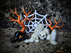 Spooky Spider Den Mini Diorama – Halloween Desk Decor, DnD Terrain
