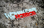 Woman Cave of Horror Sign Shelf Art, Woman's Den Room Signage Diorama - Gift for Horror Fans
