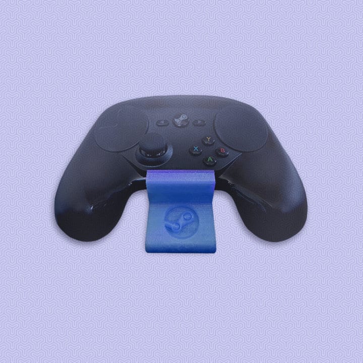 Steam Game Controller Stand Holder Color Options and Glow Mount Steam Logo