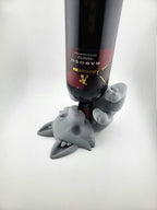Cute Wolf Wine Bottle Holder – Wolf Pup Bottle Stand for 750ml Wine, Cute Bar & Countertop Decor