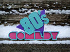 80's Comedy Movie Shelf Sign, Retro Film Decor