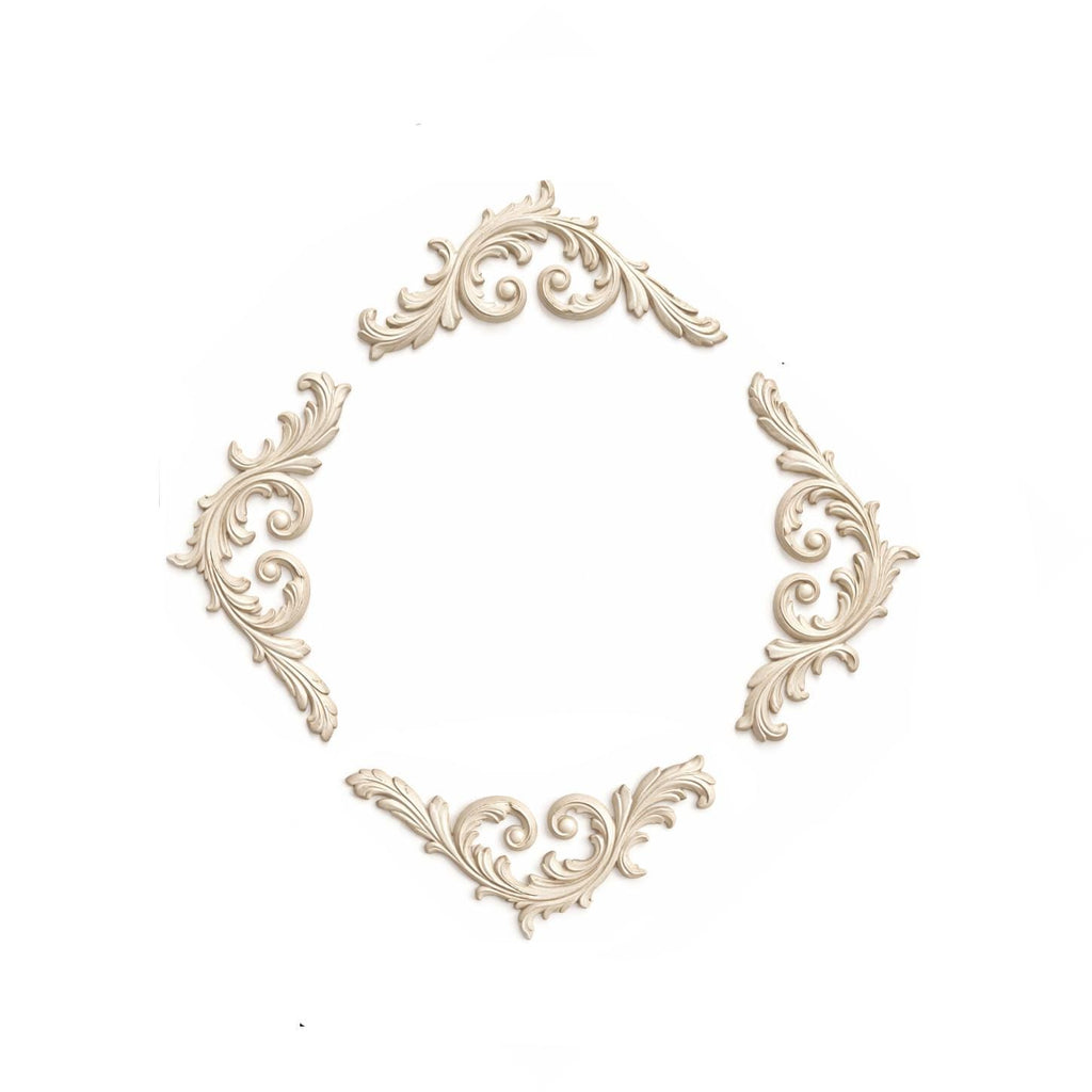 Thorn Filigree Wall Accent Set | Gothic Baroque Corner Decor | Ornate Victorian Frame Scroll Appliqué | Dark Academia Wall Trim, product image 4