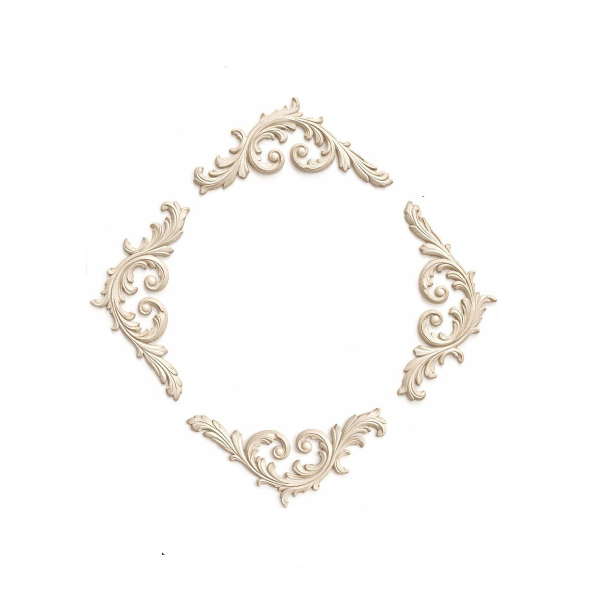 Thorn Filigree Wall Accent Set | Gothic Baroque Corner Decor | Ornate Victorian Frame Scroll Appliqué | Dark Academia Wall Trim, product image 4