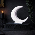 Crescent Moon Jewelry Box, Gothic Jewelry Box, Moon Trinket Box, Celestial Keepsake Box, Witchy Decor, Gothic Vanity Storage