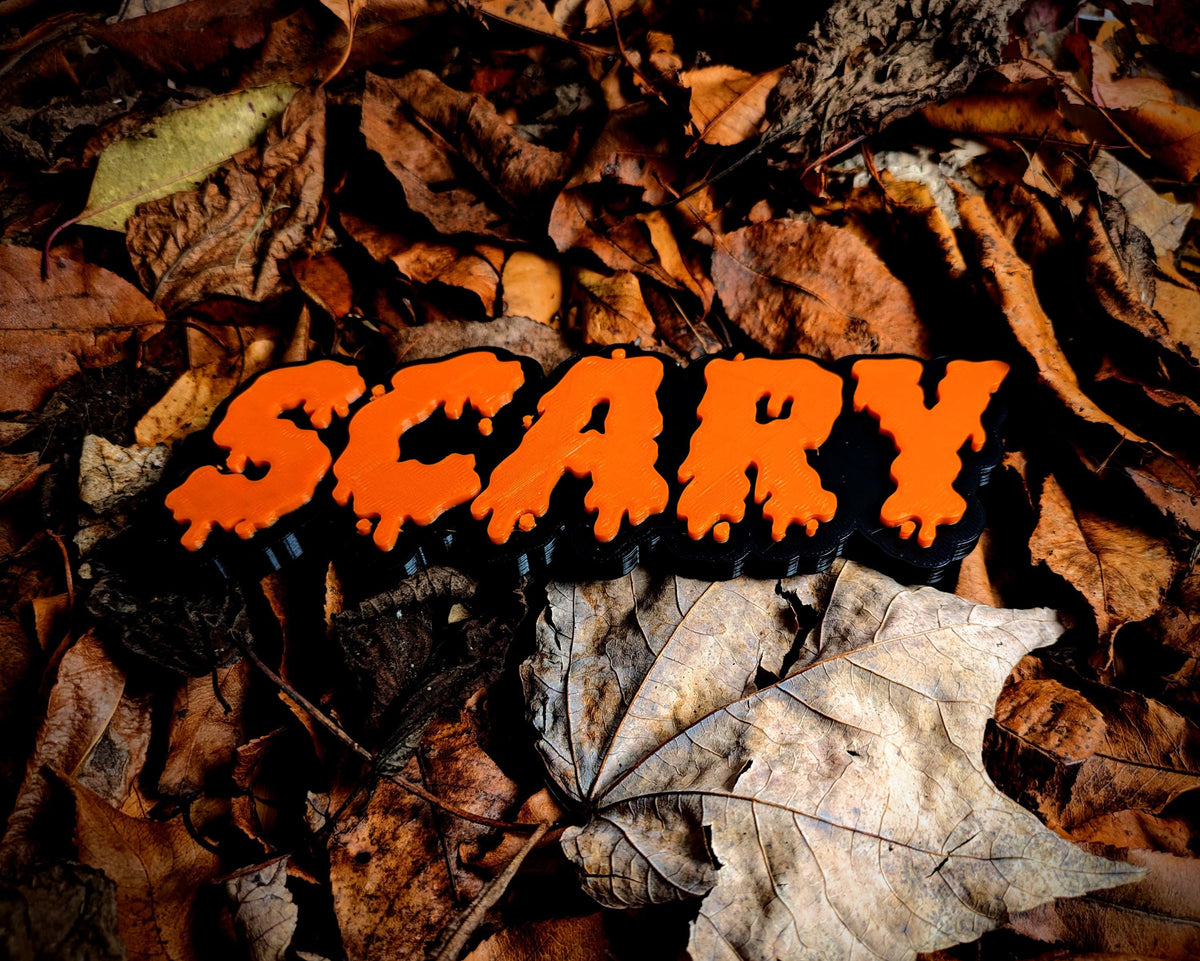 Dripping Scary Halloween Sign – Spooky Gothic Home Decor