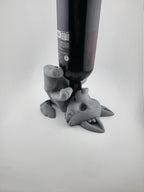 Cute Wolf Wine Bottle Holder – Wolf Pup Bottle Stand for 750ml Wine, Cute Bar & Countertop Decor
