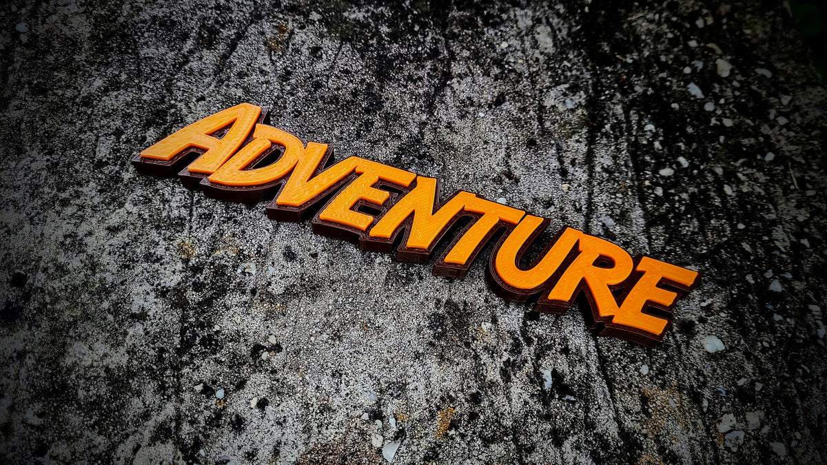 Adventure Shelf Sign — image 2 of 3