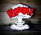 KABOOM! Comic Sound Effect Sign | Pop Art Party Decor