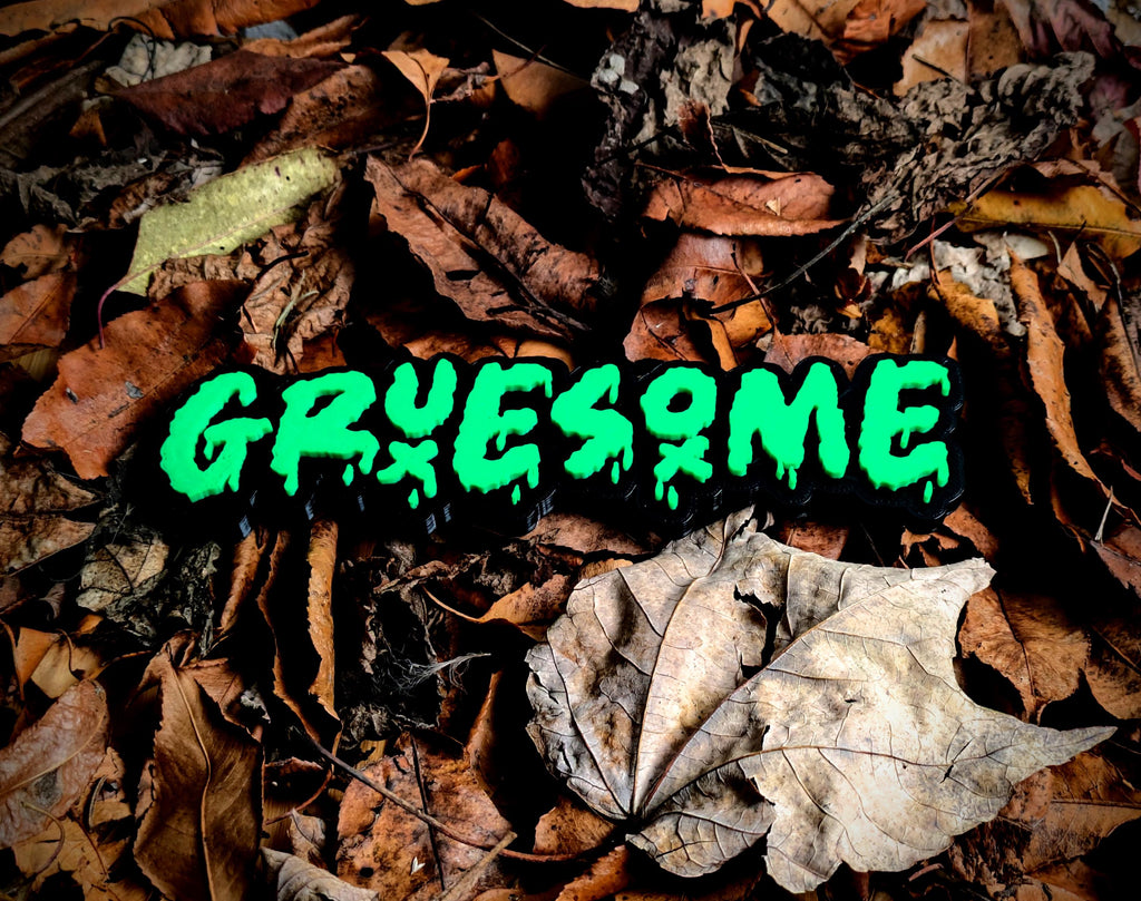 Gruesome Dripping Horror Sign – Gothic Halloween Wall Decor