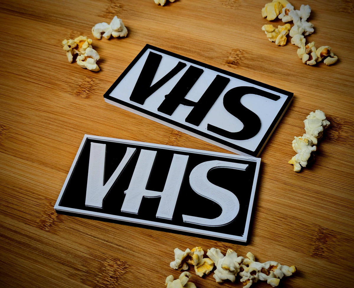 Retro VHS Sign – Vintage Style Movie Room Decor | 80s 90s Nostalgia Wall Art | Home Theater Gift for Film Lovers, product image 1
