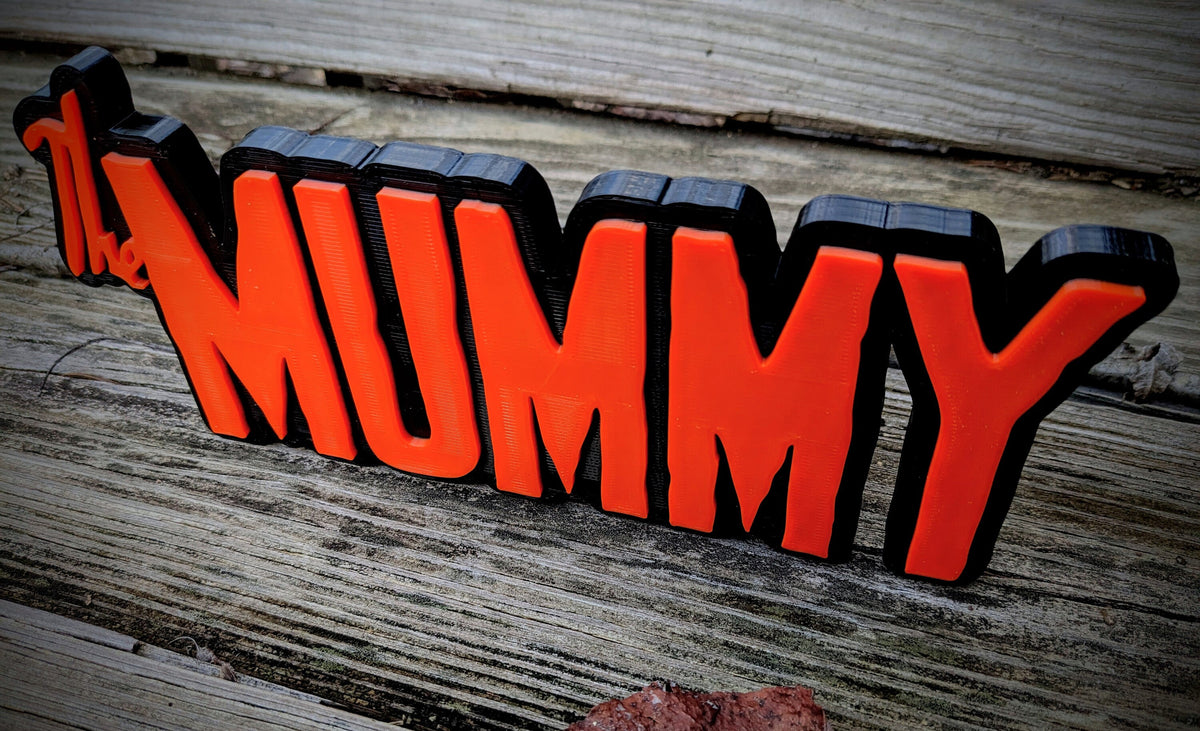The Mummy Vintage 1931 Movie Logo Film Collection Shelf Art Sign Display - Diorama, product image 2