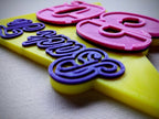 Back to 80s Shelf Display Collection Room Sign - Bookshelf Desk Decor for Retro and 1980's Era Lovers