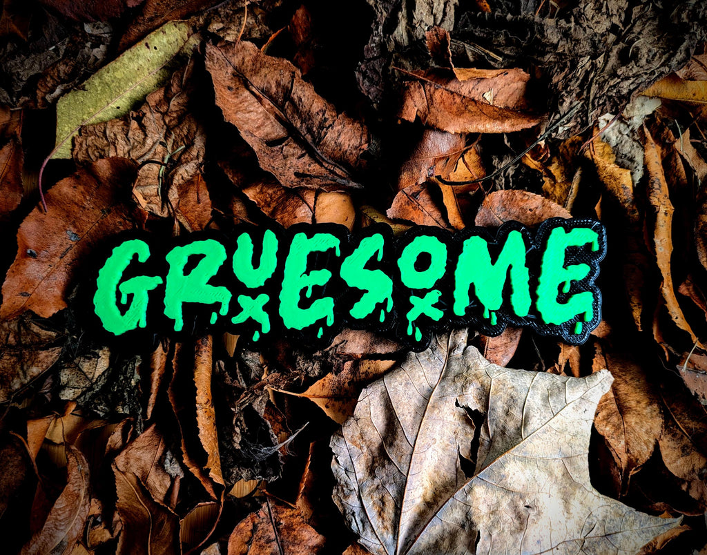 Gruesome Dripping Horror Sign – Gothic Halloween Wall Decor