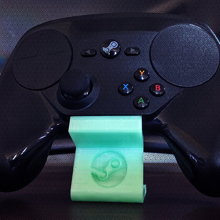 Steam Game Controller Stand Holder Color Options and Glow Mount Steam Logo