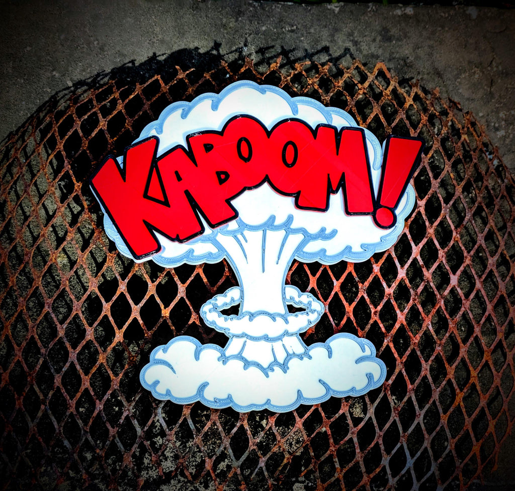 KABOOM! Comic Sound Effect Sign | Pop Art Party Decor
