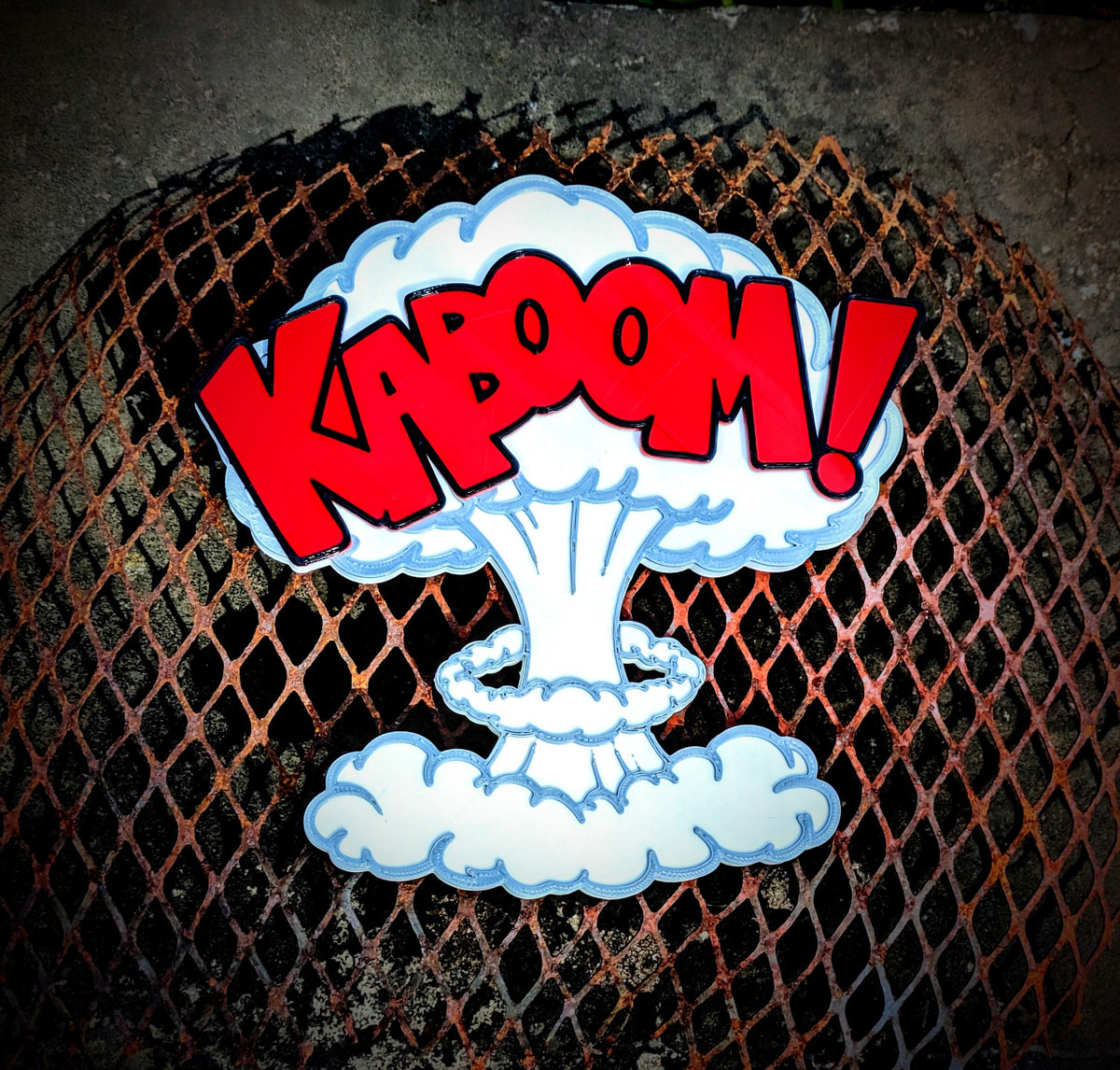 KABOOM! Comic Sound Effect Sign | Pop Art Party Decor