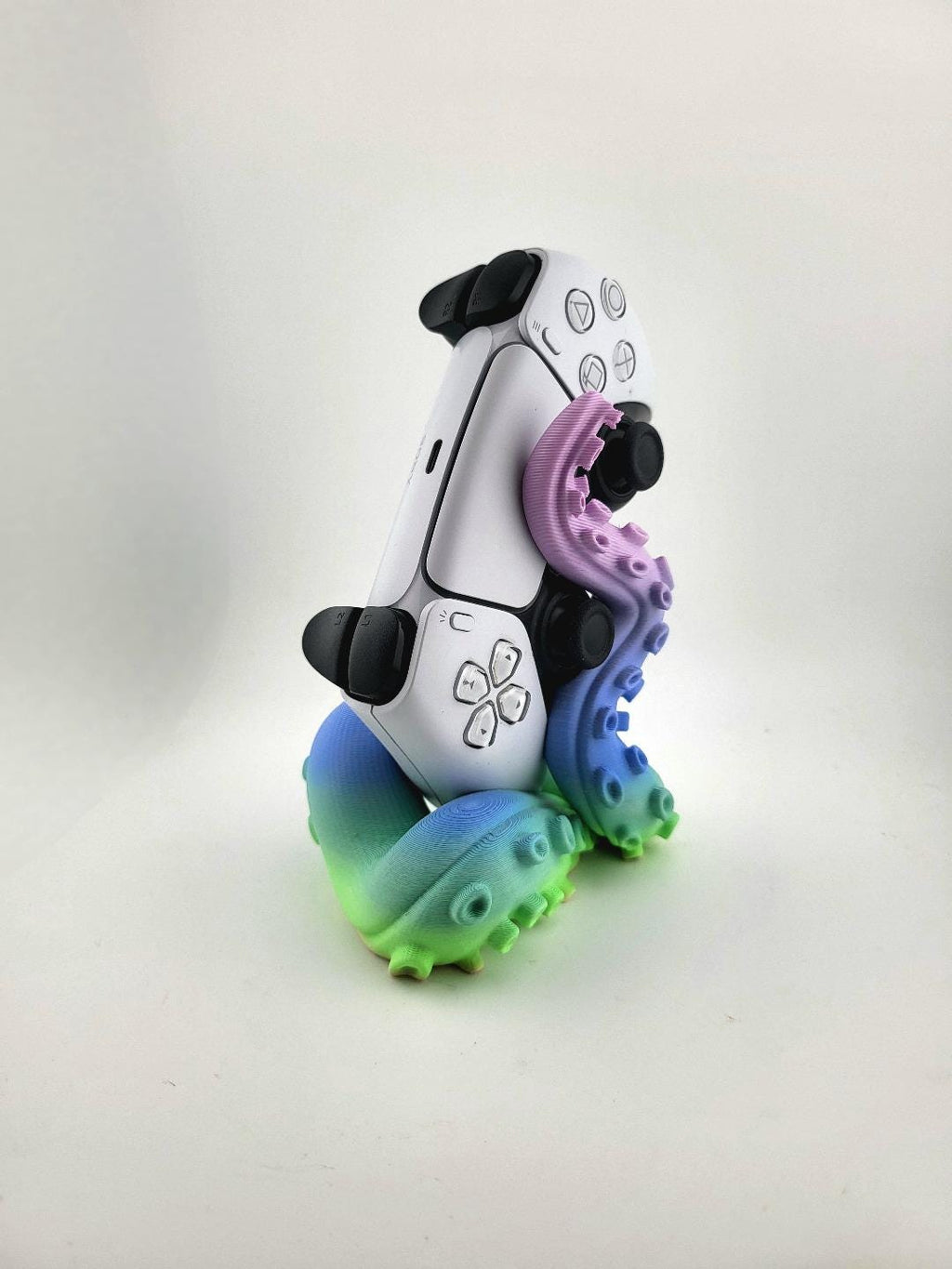 Tentacle Controller Stand for PS5 – Octopus Hentai Inspired DualSense Holder – Gamer Desk Decor – 3D Printed Gift