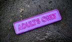 Adults Only Shelf Sign – Neon Style — image 1 of 3