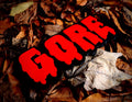 Gore Drip Letter Sign – Halloween Horror Decor, Creepy Wall Art