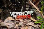 Woman Cave of Horror Sign Shelf Art, Woman's Den Room Signage Diorama - Gift for Horror Fans