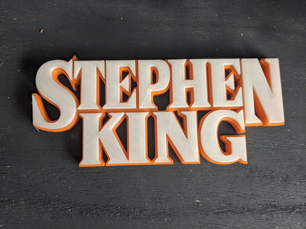 Stephen King Book Shelf Art Display Movie Room Sign - Author Bookshelf Decor or Film Fans and Collections, product image 5