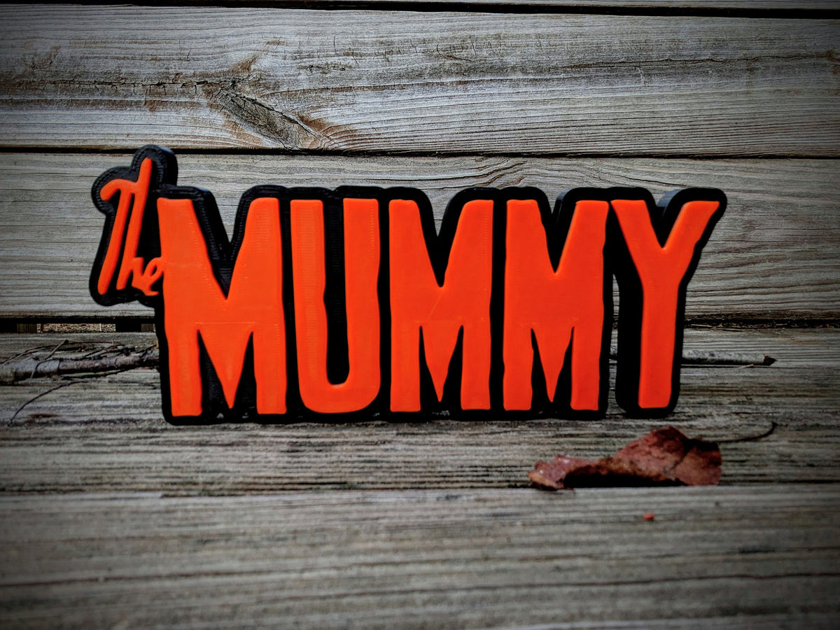 The Mummy Vintage 1931 Movie Logo Film Collection Shelf Art Sign Display - Diorama, product image 1